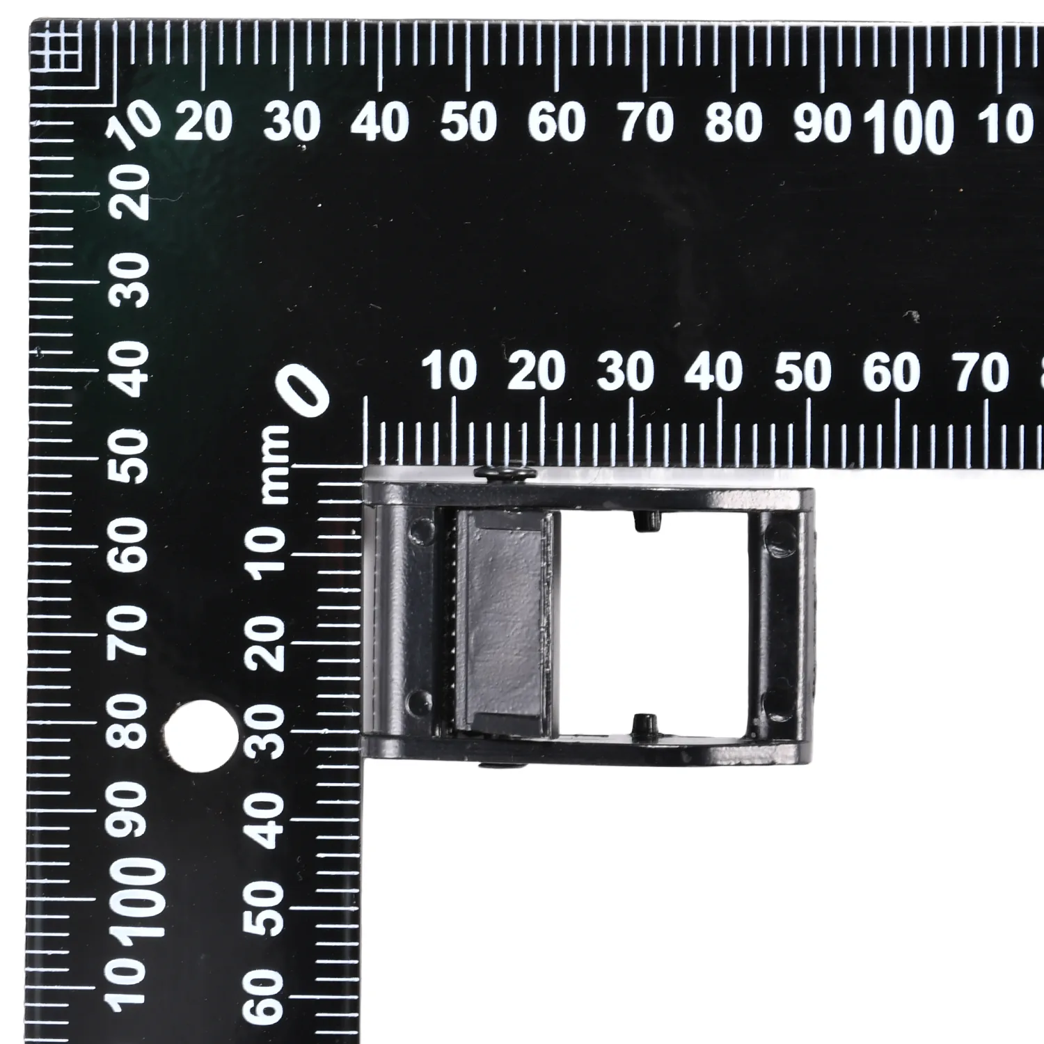 XLCB006 - 1" Black Zinc Diecast Round Head Cam Buckle - 770lbs Breaking Strength - product image 5