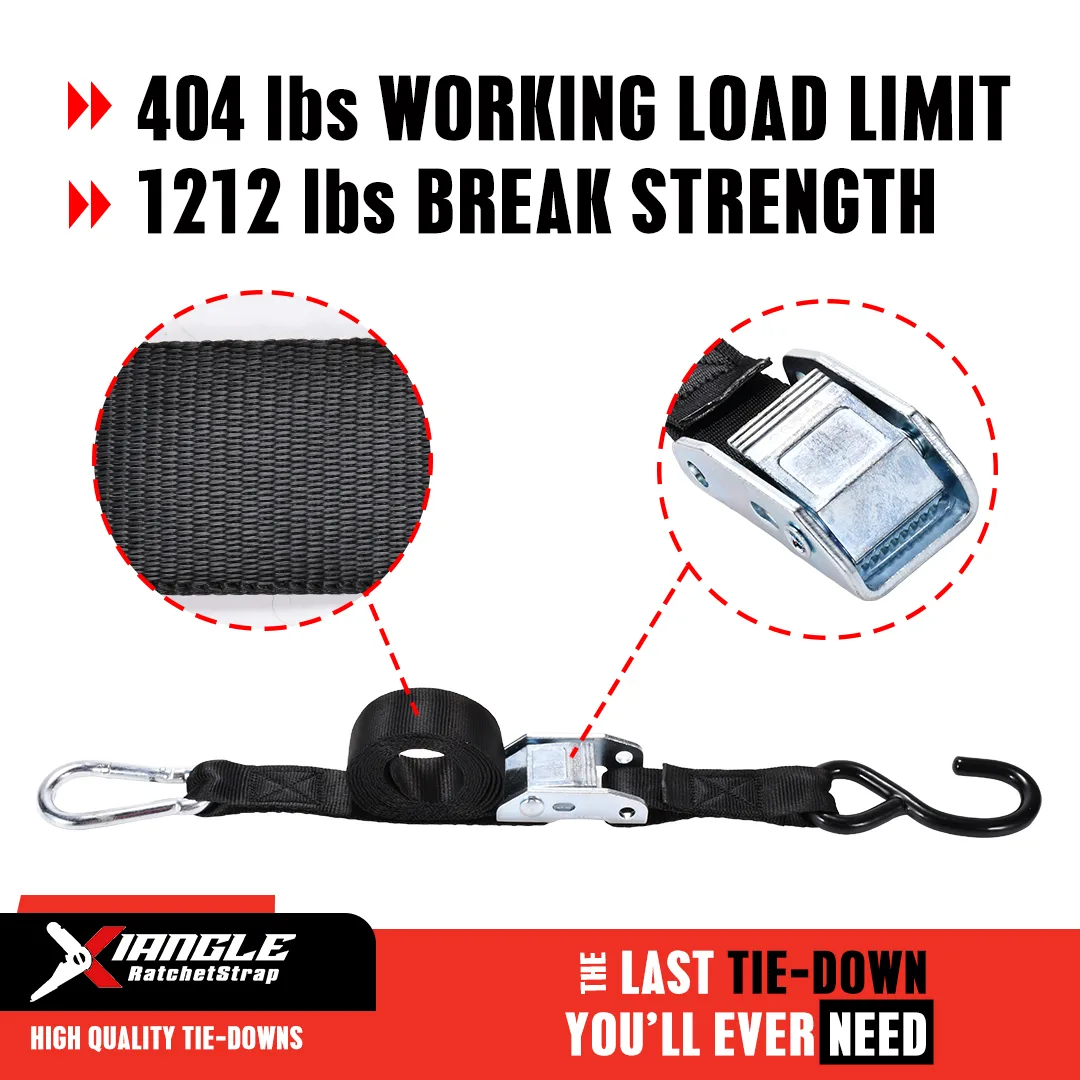 XLCBS002 - 1" Utility Cam Buckle Strap with M8 Carabiner - 1200 lbs BS - product image 4