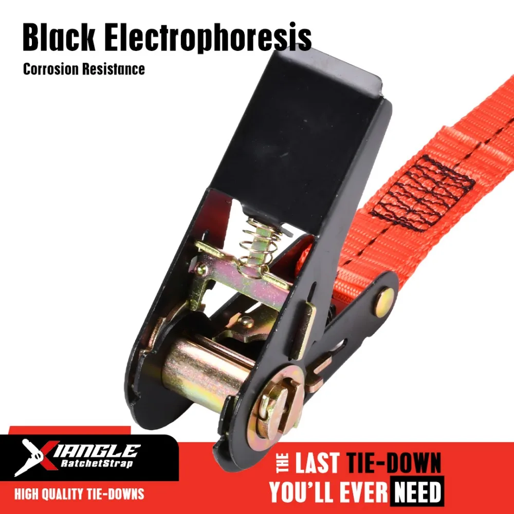 XLETD016 - 1" Black E-Coat Ratchet Endless Tie Down Strap - 1760 lbs. BS - product image 4