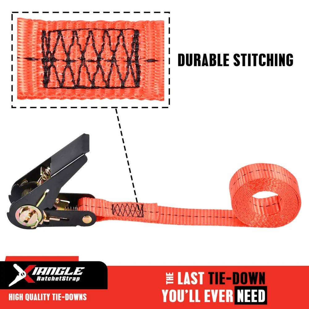 XLETD016 - 1" Black E-Coat Ratchet Endless Tie Down Strap - 1760 lbs. BS - product image 5